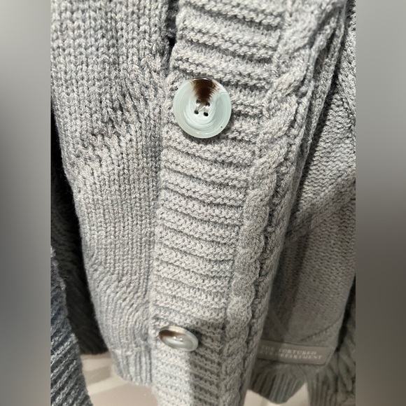 Taylor Swift The Tortured Poets Department Gray Cardigan M/L - Picture 5 of 7